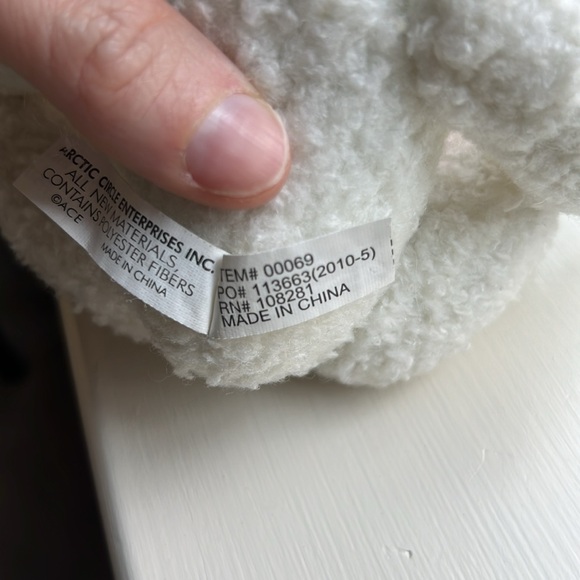 ARTIC CIRCLE ENTERPRISES INC WHITE VINTAGE TEDDY BEAR - Picture 7 of 12